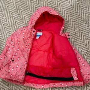 Columbia Sportswear Winter Ski Jacket Pink Print - Toddler Size 4
